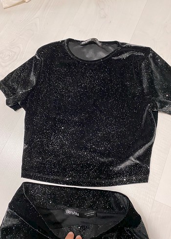 Siyah Payetli Mini Etek - Görsel 2