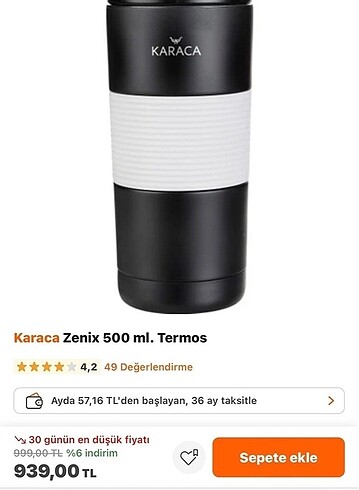 Karaca termos