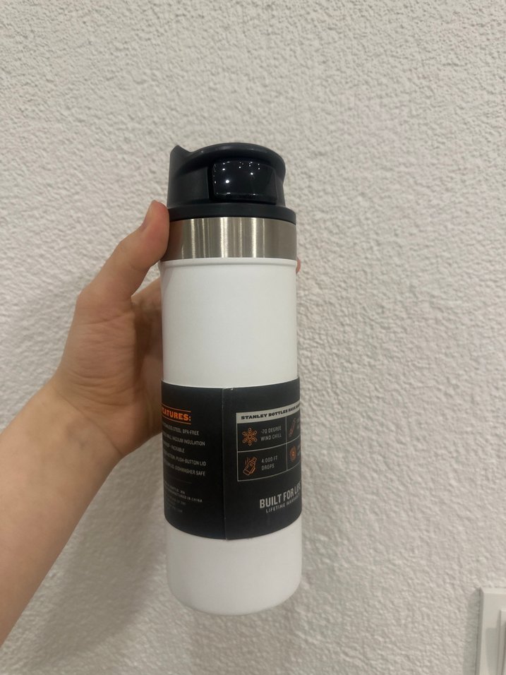 Stanley Klasik Beyaz Seyahat Termos 0.47 LT - Görsel 3