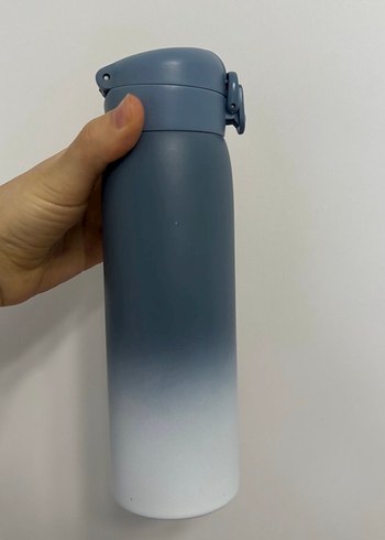 Mavi-Gri Çocuk Termos Matara - Görsel 2