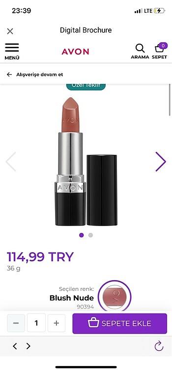 avon blush nude ruj