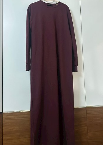 Bordo Düğmeli Kadın Sweatshirt - Görsel 2