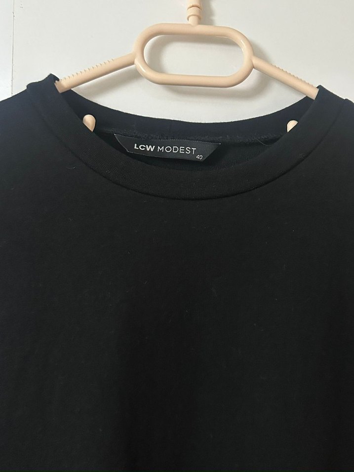 Bordo Düğmeli Kadın Sweatshirt - Görsel 3