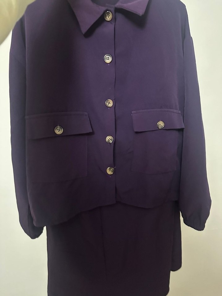 tesettür etekli takım - Görsel 2