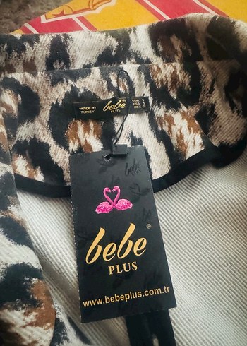 Leopar Desenli Kahverengi Kadın Uzun Kaban - Görsel 3