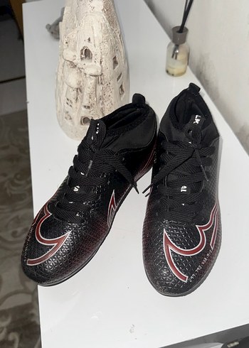 Erkek Siyah Bağcıklı Futbol Ayakkabısı - Görsel 2