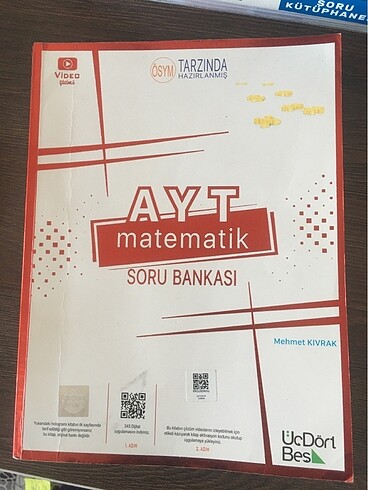 AYT MATEMATİK 345 yayınları yeni baskı