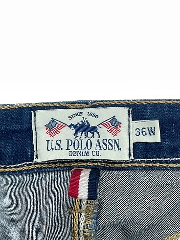 36 Beden mavi Renk U.S Polo Assn. Mini Şort %70 İndirimli.