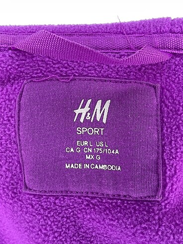l Beden mor Renk H&M Hırka %70 İndirimli.