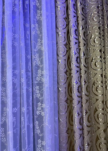 Şık  gold Fon perde - Görsel 6