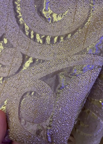 Şık  gold Fon perde - Görsel 4