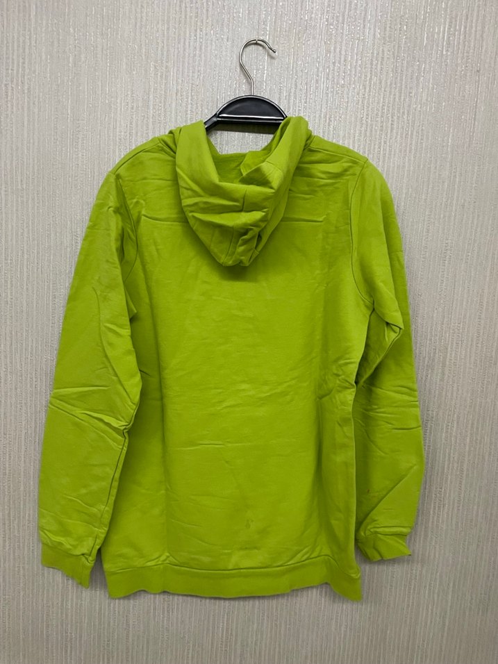 Kapüşonlu Yeşil  Sweatshirt - Görsel 4