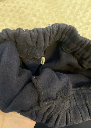 Lacivert Kalın Rahat Kesim Eşofman - Görsel 5