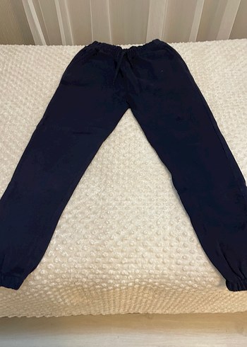 Lacivert Kalın Rahat Kesim Eşofman - Görsel 2