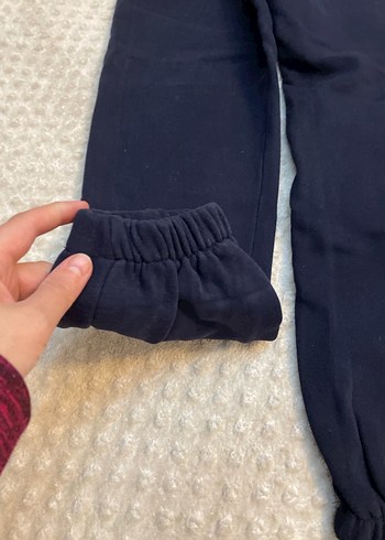 Lacivert Kalın Rahat Kesim Eşofman - Görsel 6