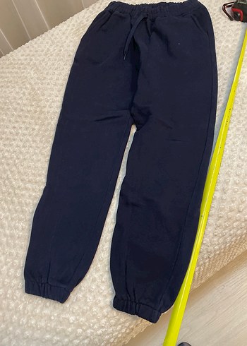 Lacivert Kalın Rahat Kesim Eşofman - Görsel 4