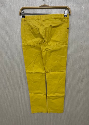 Sarı Kumaş Pantolon - Görsel 5
