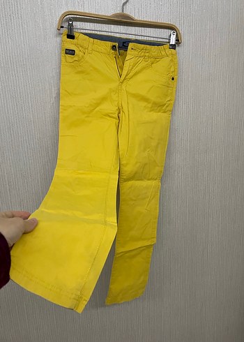 Sarı Kumaş Pantolon - Görsel 2