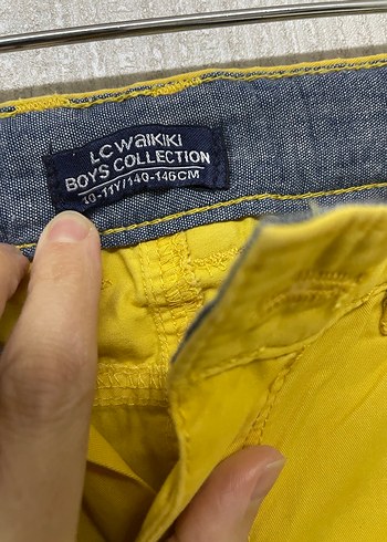 Sarı Kumaş Pantolon - Görsel 4