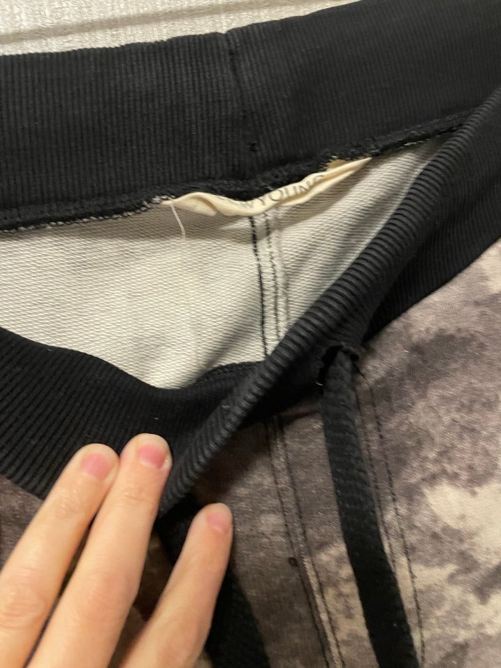 Gri Kamuflaj Desenli Kemerli Eşofman - Görsel 4