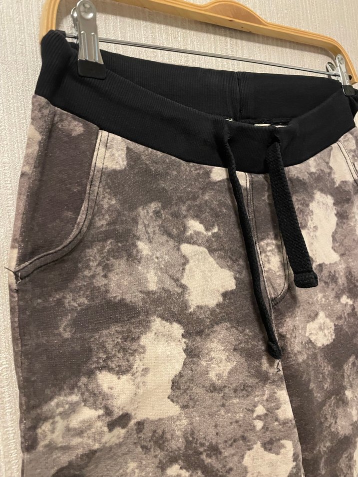 Gri Kamuflaj Desenli Kemerli Eşofman - Görsel 2