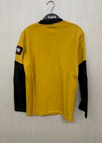 Sarı Erkek Çocuk Sweatshirt Uzun Kollu - Görsel 4