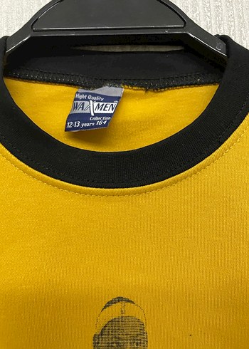 Sarı Erkek Çocuk Sweatshirt Uzun Kollu - Görsel 3