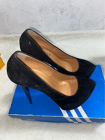 Shoe Tek Siyah topuklu