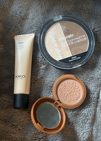 Kiko Fondöten ve Kontür Paleti Seti ve Bronzer Allık - MakyajSet