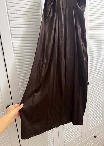 Zara saten elbise - Görsel 3