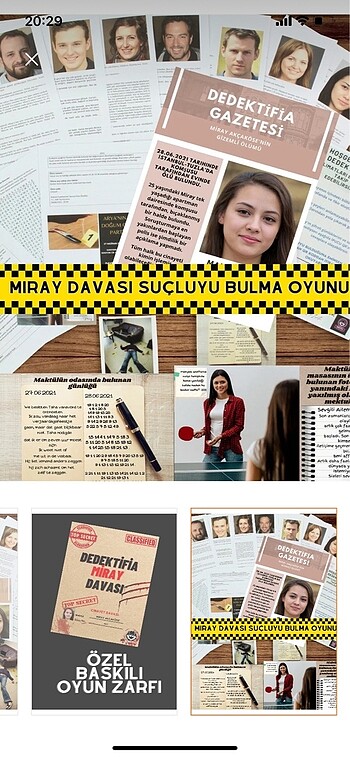  Beden Dedektiflik Dava Oyunu