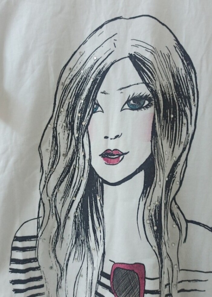 Bayan tişört  - Görsel 2