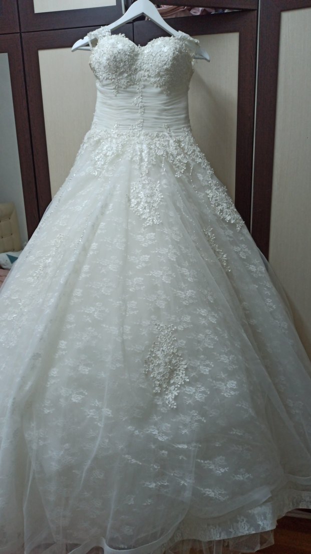 Straplez Vintage Prenses Gelinlik - Görsel 2