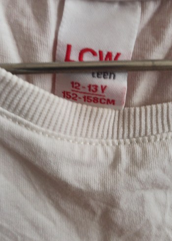 Beyaz Baskılı Kız Tişörtü - Görsel 3