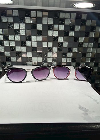 Rayban mor kadın güneş gözlüğü