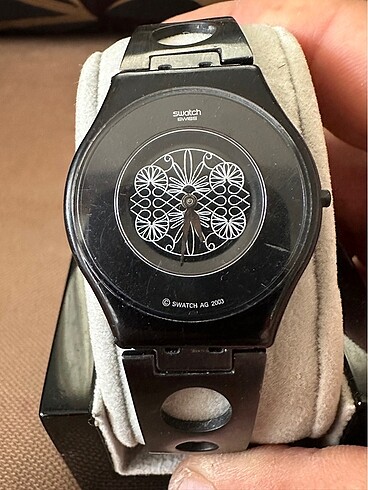  Beden siyah Renk Swatch bayan kol saati