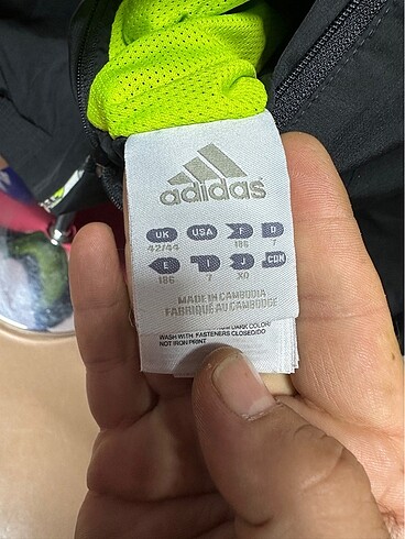 xl Beden Adidas rüzgarlık mont