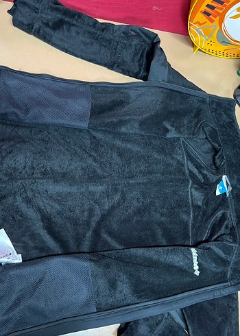 Columbia Siyah Fermuarlı bayan Polar Sweatshirt - Görsel 8