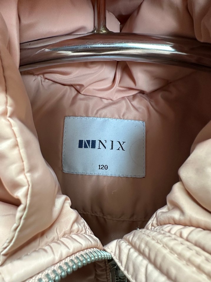 Kız Çocuk Pudra Kapüşonlu Fermuarlı Mont - Görsel 2