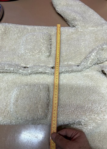 Kız Çocuk Beyaz Kürklü Ceket - Görsel 4