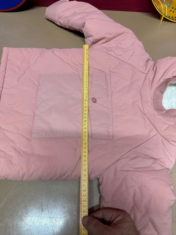 Kız Çocuk Pembe Kapüşonlu Kürklü Mont - Görsel 4