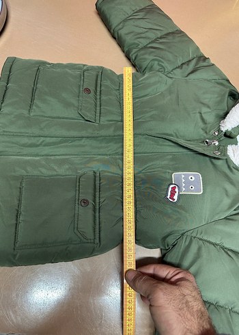 Erkek Çocuk Kamuflaj Desenli Kapüşonlu Mont - Görsel 4