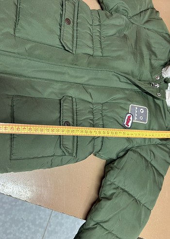 Erkek Çocuk Kamuflaj Desenli Kapüşonlu Mont - Görsel 5