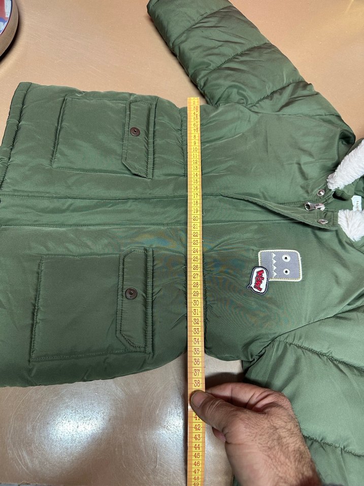 Erkek Çocuk Kamuflaj Desenli Kapüşonlu Mont - Görsel 4