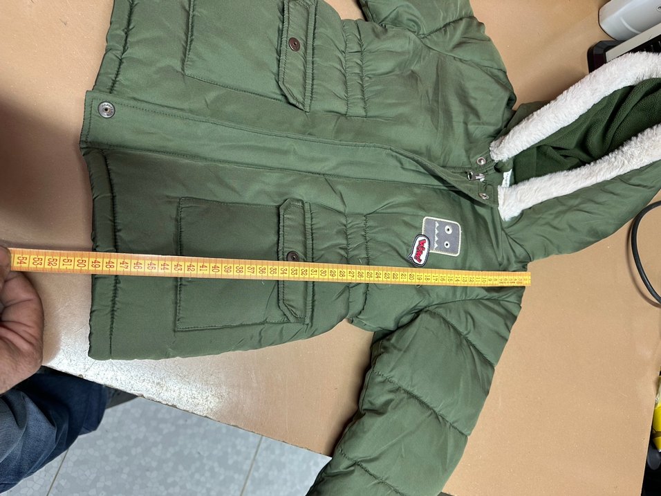 Erkek Çocuk Kamuflaj Desenli Kapüşonlu Mont - Görsel 5