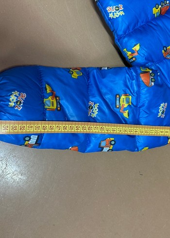 Kapüşonlu Renkli Erkek Çocuk Mont - Görsel 5