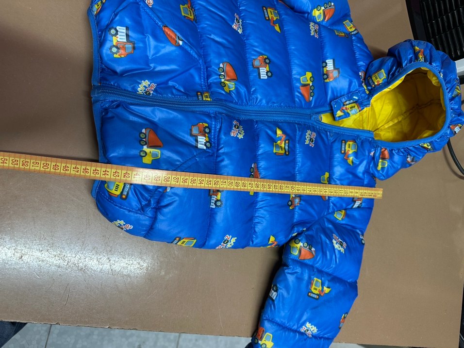 Kapüşonlu Renkli Erkek Çocuk Mont - Görsel 4