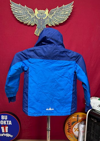 Lupilu Kapüşonlu Mavi Erkek Çocuk Mont - Görsel 3