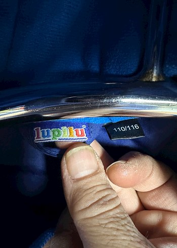 Lupilu Kapüşonlu Mavi Erkek Çocuk Mont - Görsel 2