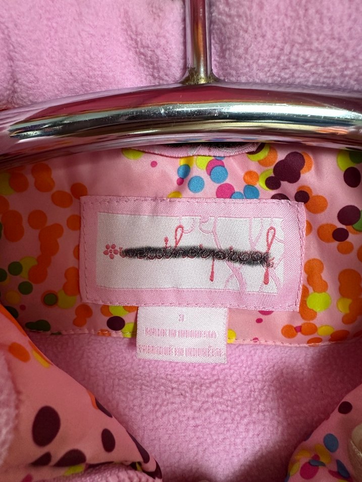 Avrupa Renkli Kapüşonlu Kız Çocuk Montu - Görsel 2